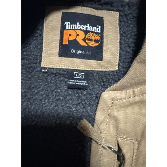 Men's Timberland PRO Gritman Fleece-Lined Canvas Vest L - Picture 6 of 7